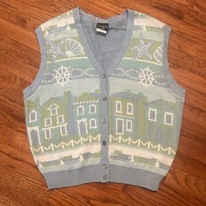 Vintage Y2K Southern Lady Cardigan Sweater Vest